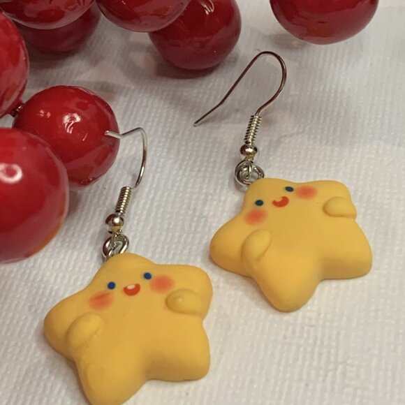 Star Earring, Nature Earring, Science Earring, Gift Idea, Star Jewelry, Star - Picture 4 of 9